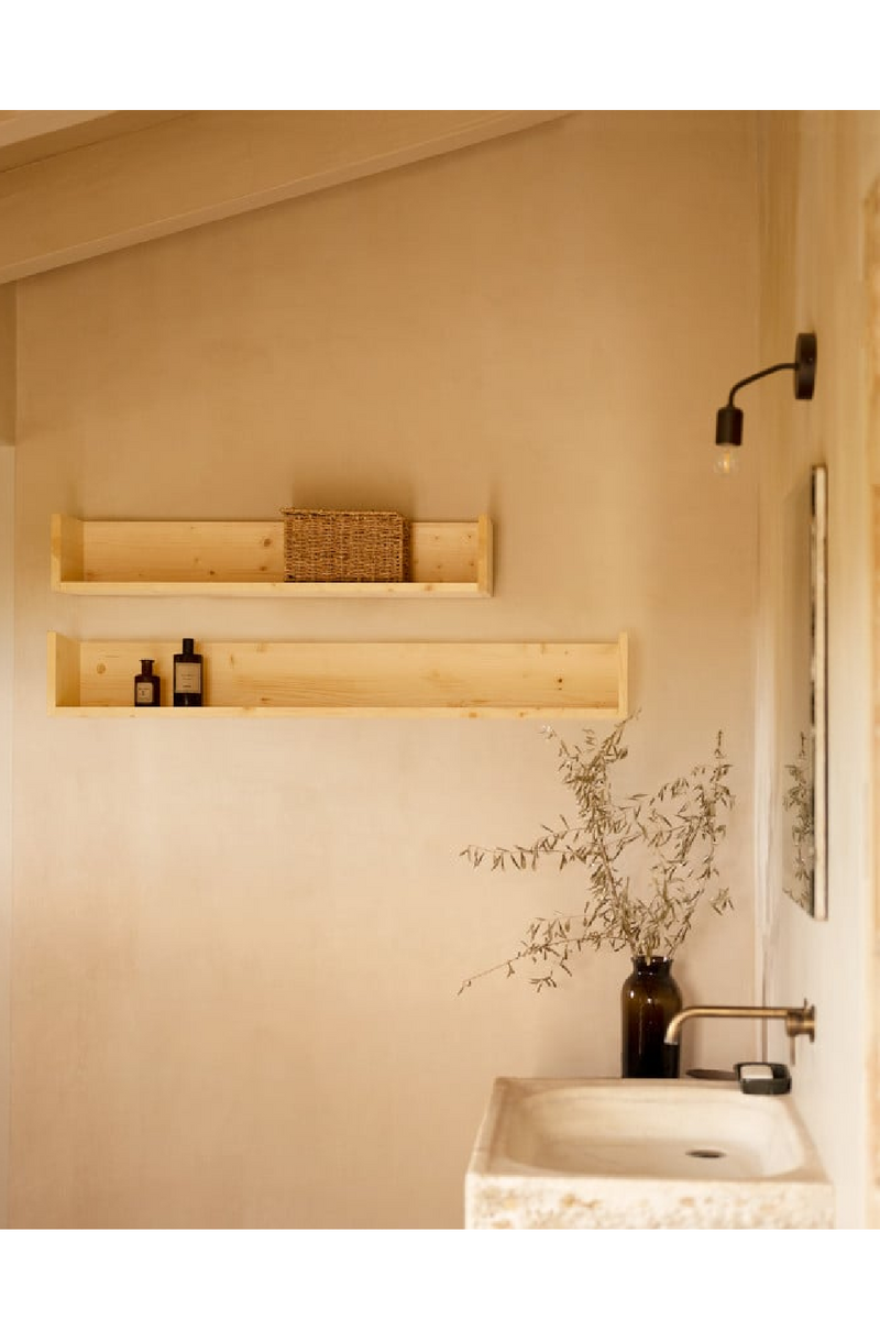 Solid Wood Wall Shelf | Decowood Ona | Oroatrade.com