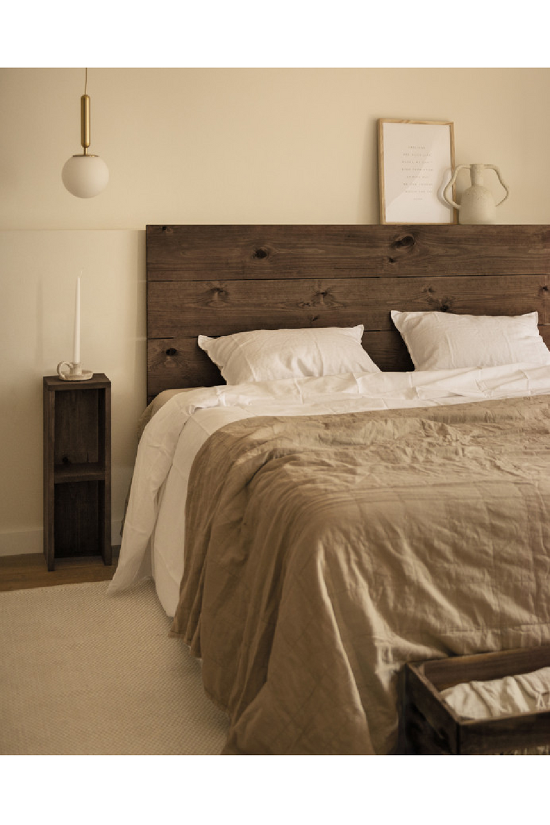 Fir Wood Bedside Table | Decowood Lina | Oroatrade.com