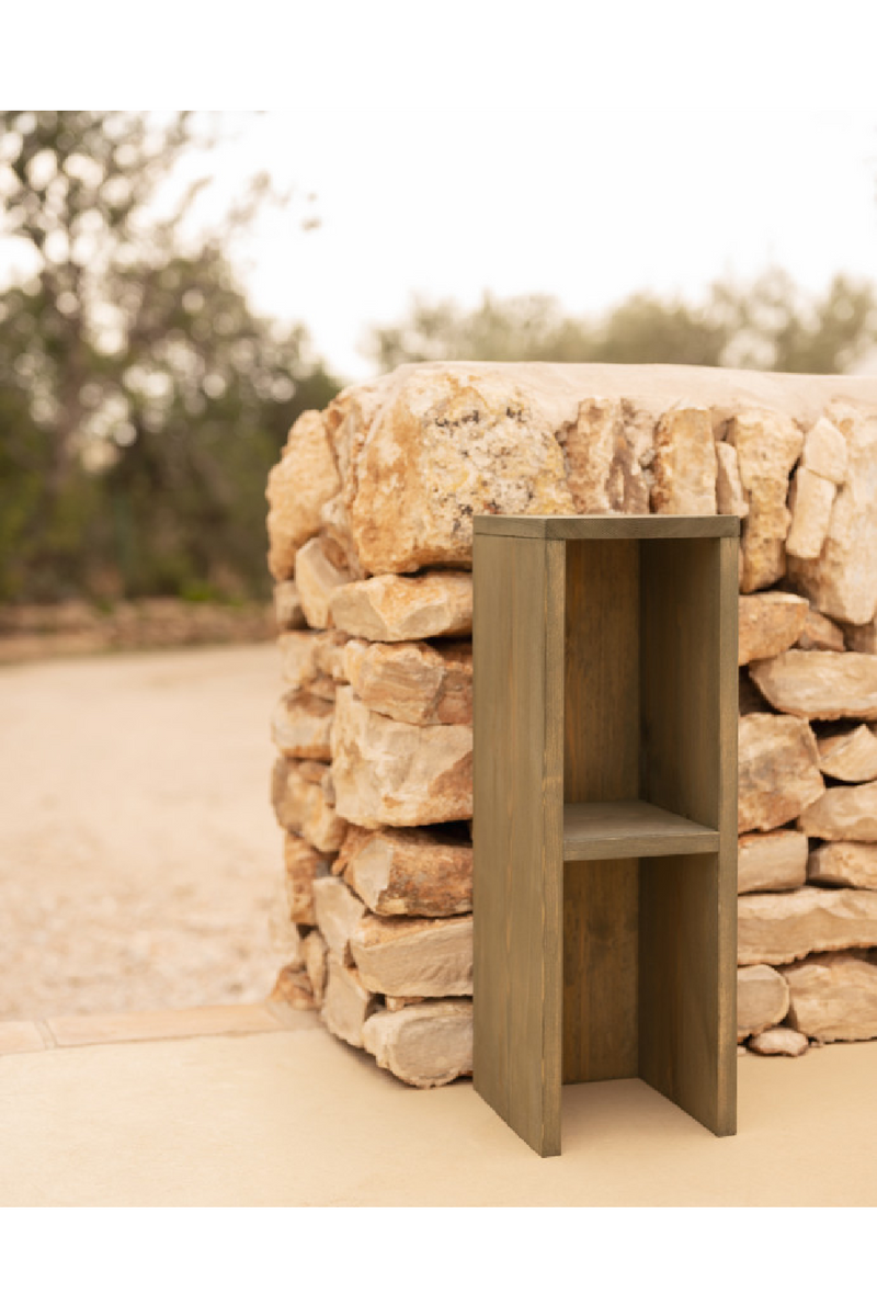 Fir Wood Bedside Table | Decowood Lina | Oroatrade.com