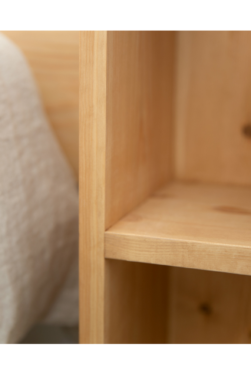 Fir Wood Bedside Table Set (2) | Decowood Lina | Oroatrade.com
