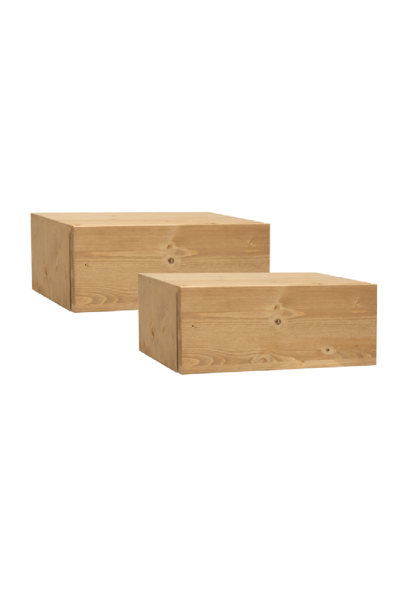 Floating Drawer Bedside Table Set (2) | Decowood Ingrid | Oroatrade.com