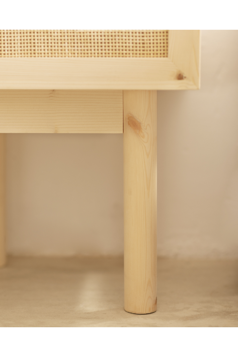 Rattan Drawer Bedside Table Set (2) | Decowood Frida | Oroatrade.com