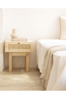 Rattan Drawer Bedside Table Set (2) | Decowood Frida | Oroatrade.com