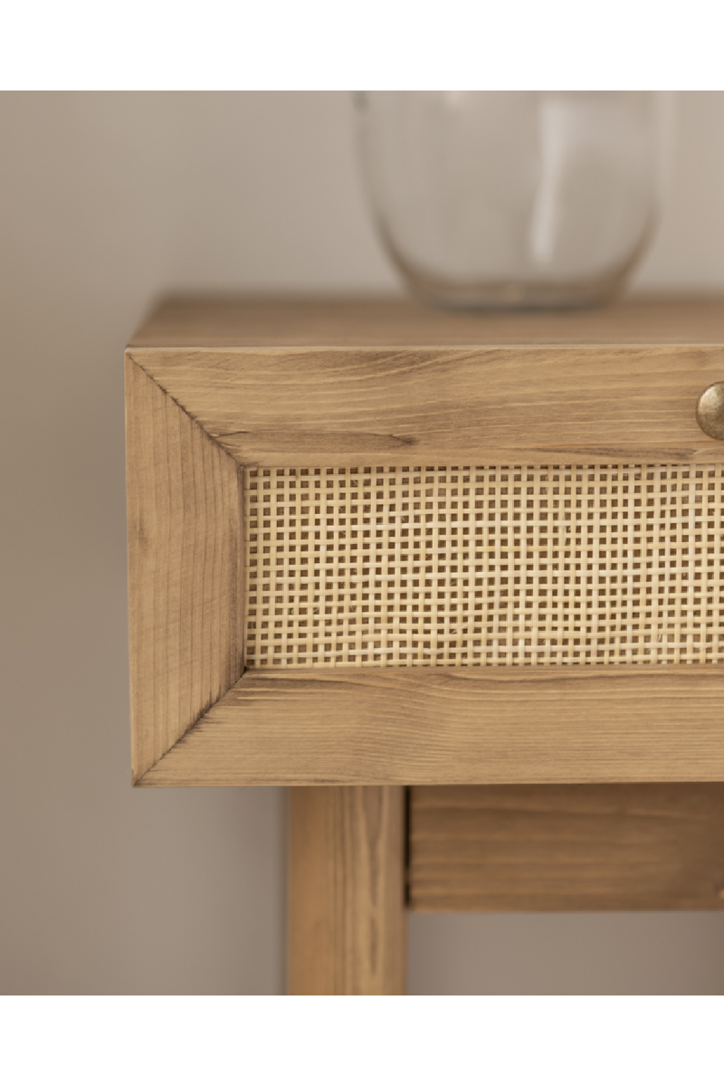 Rattan Drawer Bedside Table Set (2) | Decowood Frida | Oroatrade.com