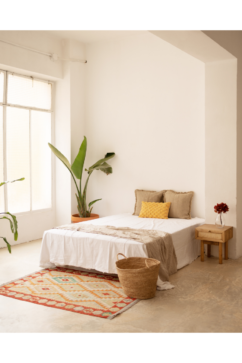 Rattan Drawer Bedside Table Set (2) | Decowood Frida | Oroatrade.com