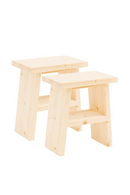 A-Shaped Wooden Side Tables (2) | Decowood Frida | Oroatrade.com