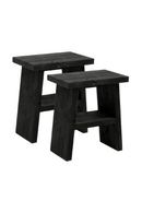 A-Shaped Wooden Side Tables (2) | Decowood Frida | Oroatrade.com