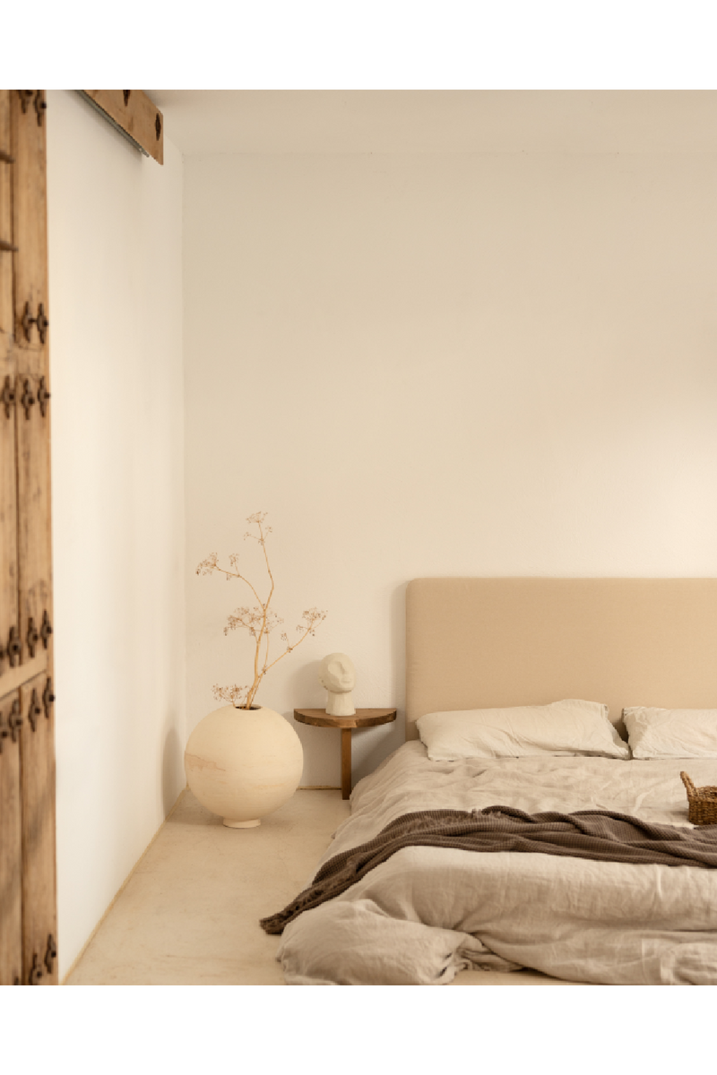 Semi-Circle Wooden Side Tables (2) | Decowood Tokyo | Oroatrade.com