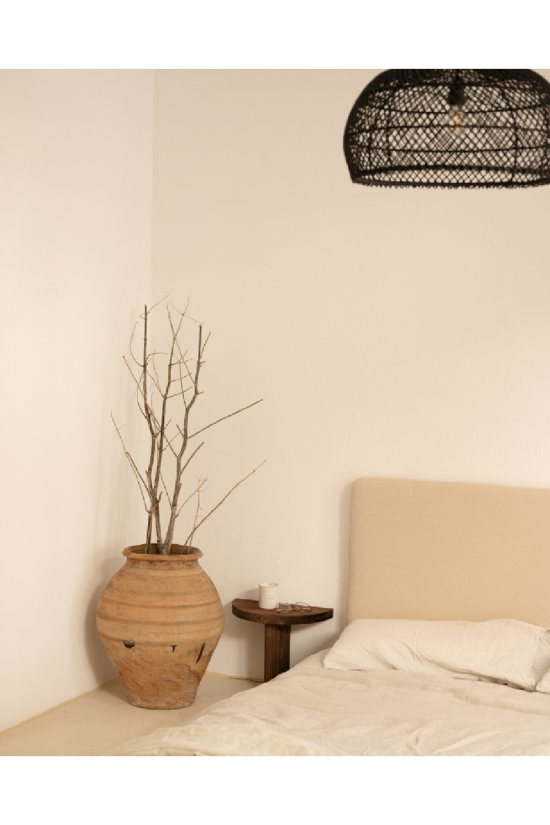 Semi-Circle Wooden Side Tables (2) | Decowood Tokyo | Oroatrade.com