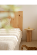 Crossed Base Wooden Side Tables (2) | Decowood Tokyo | Oroatrade.com