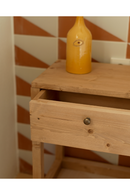 Medium Oak 1-Drawer Nightstands (2) | Decowood Lia | Oroatrade.com