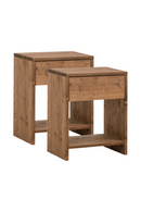 1-Drawer Wooden Bedside Tables (2) | Decowood Martina | Oroatrade.com