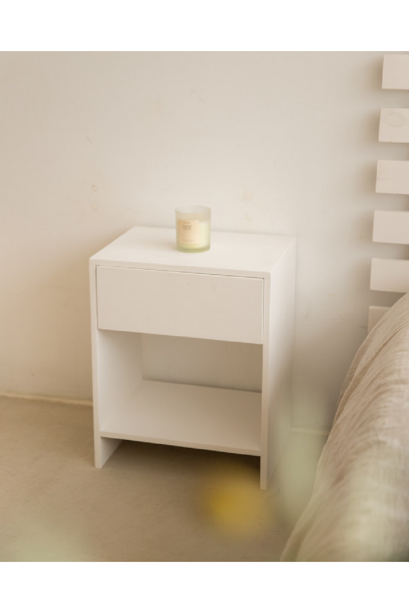 1-Drawer Wooden Bedside Tables (2) | Decowood Martina | Oroatrade.com