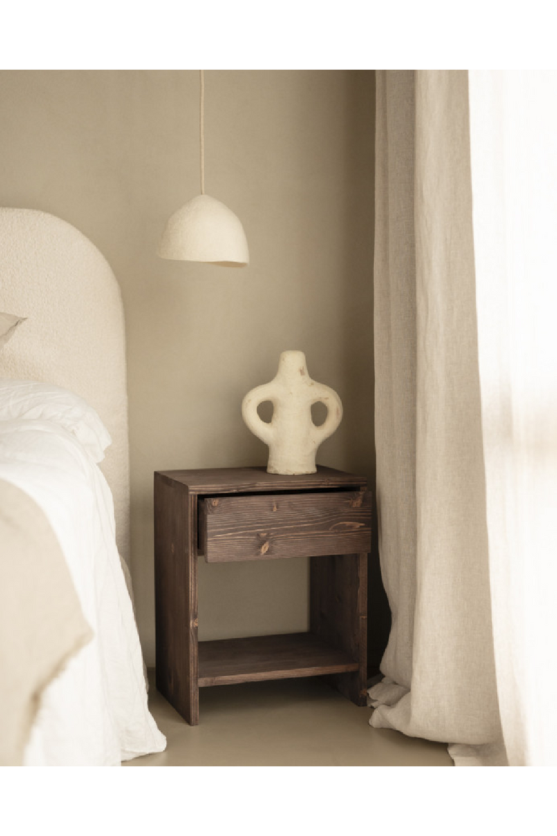 1-Drawer Wooden Bedside Tables (2) | Decowood Martina | Oroatrade.com