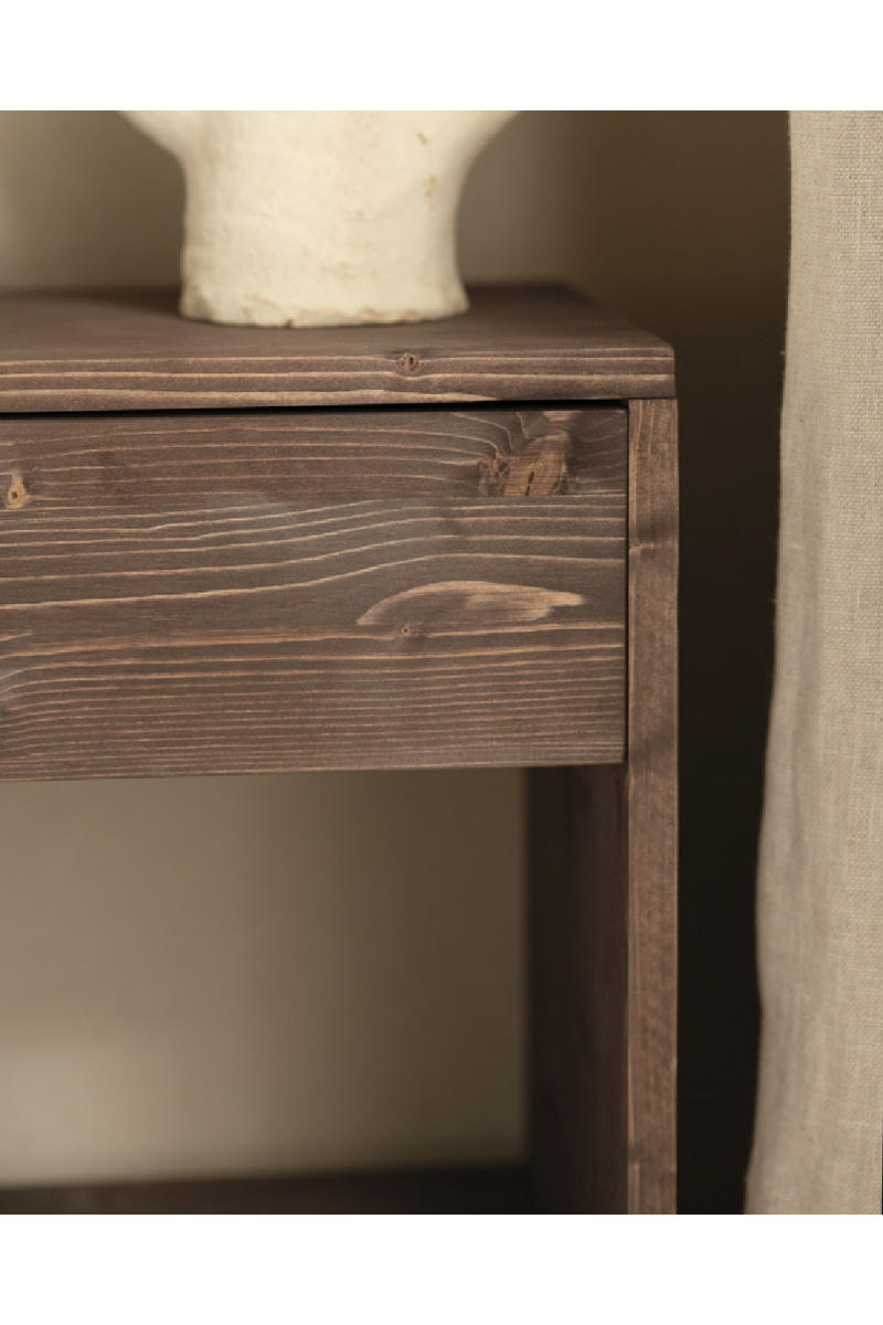 1-Drawer Wooden Bedside Tables (2) | Decowood Martina | Oroatrade.com