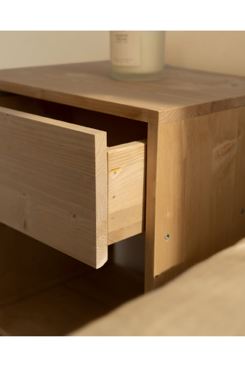 1-Drawer Wooden Bedside Tables (2) | Decowood Martina | Oroatrade.com