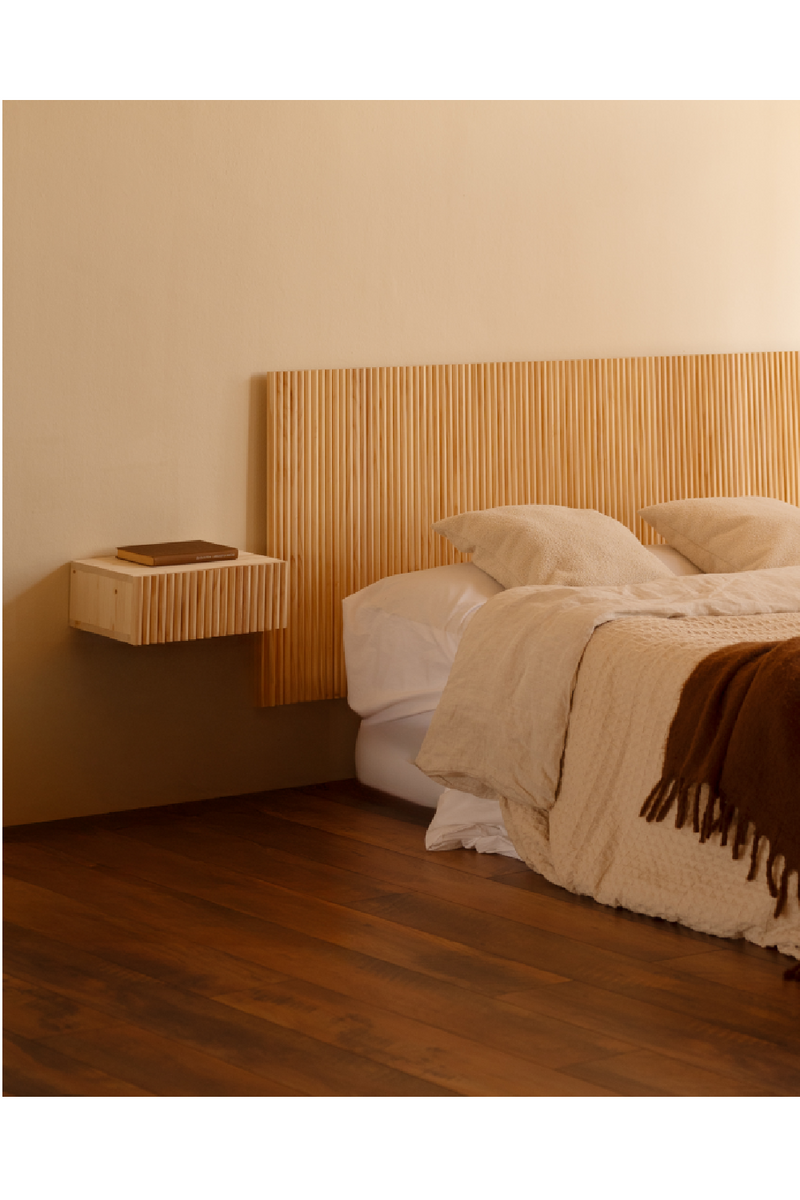 Fluted Floating Bedside Table Set (2) | Decowood Bali | Oroatrade.com