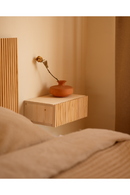 Fluted Floating Bedside Table Set (2) | Decowood Bali | Oroatrade.com