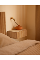 Fluted Floating Bedside Table Set (2) | Decowood Bali | Oroatrade.com