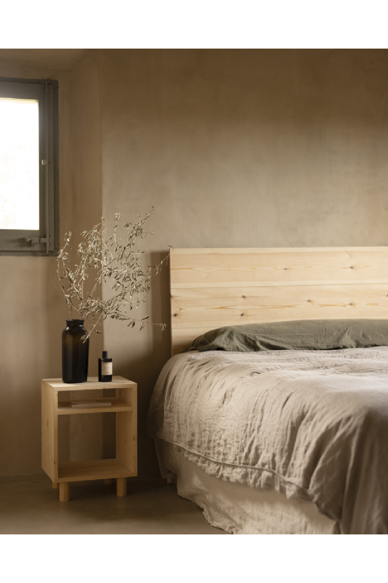 Minimalist Wooden Nightstands (2) | Decowood Hera | Oroatrade.com