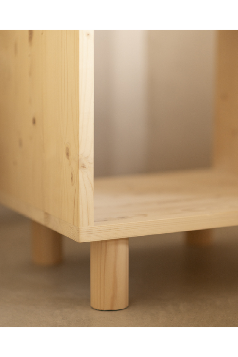Minimalist Wooden Nightstands (2) | Decowood Hera | Oroatrade.com