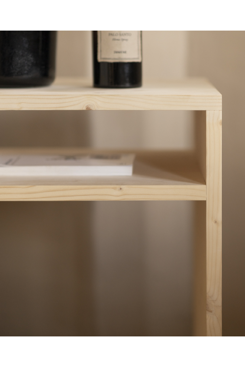 Minimalist Wooden Nightstands (2) | Decowood Hera | Oroatrade.com