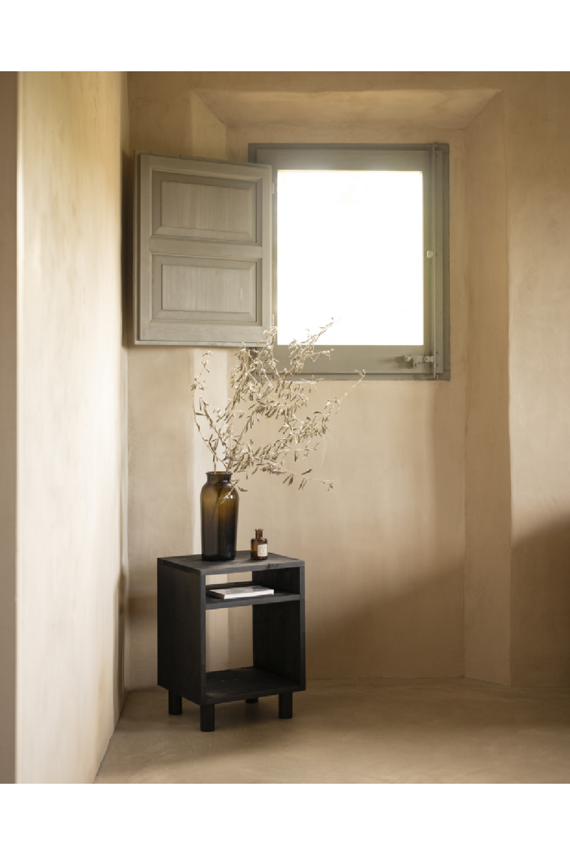 Minimalist Wooden Nightstands (2) | Decowood Hera | Oroatrade.com