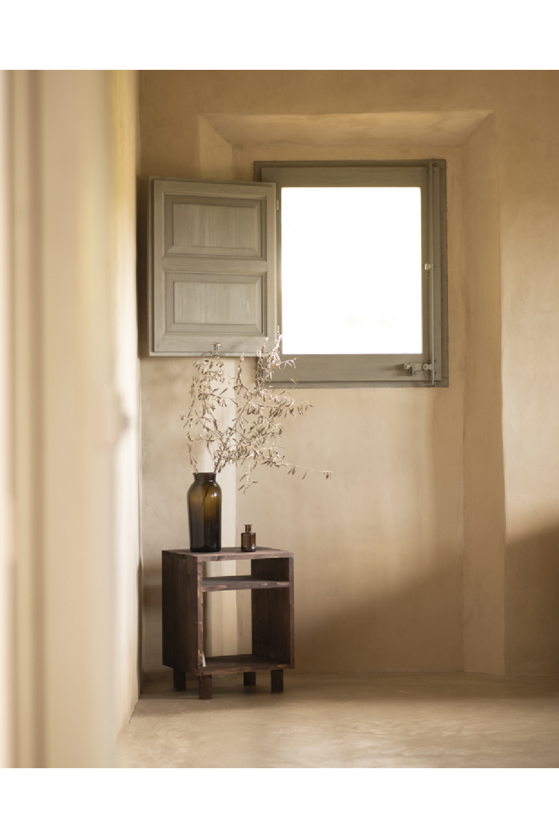 Minimalist Wooden Nightstands (2) | Decowood Hera | Oroatrade.com
