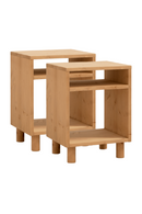 Minimalist Wooden Nightstands (2) | Decowood Hera | Oroatrade.com