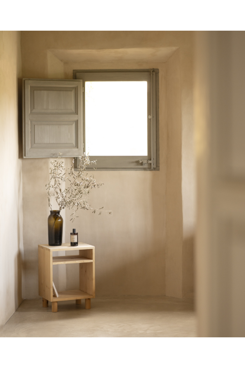 Minimalist Wooden Nightstands (2) | Decowood Hera | Oroatrade.com