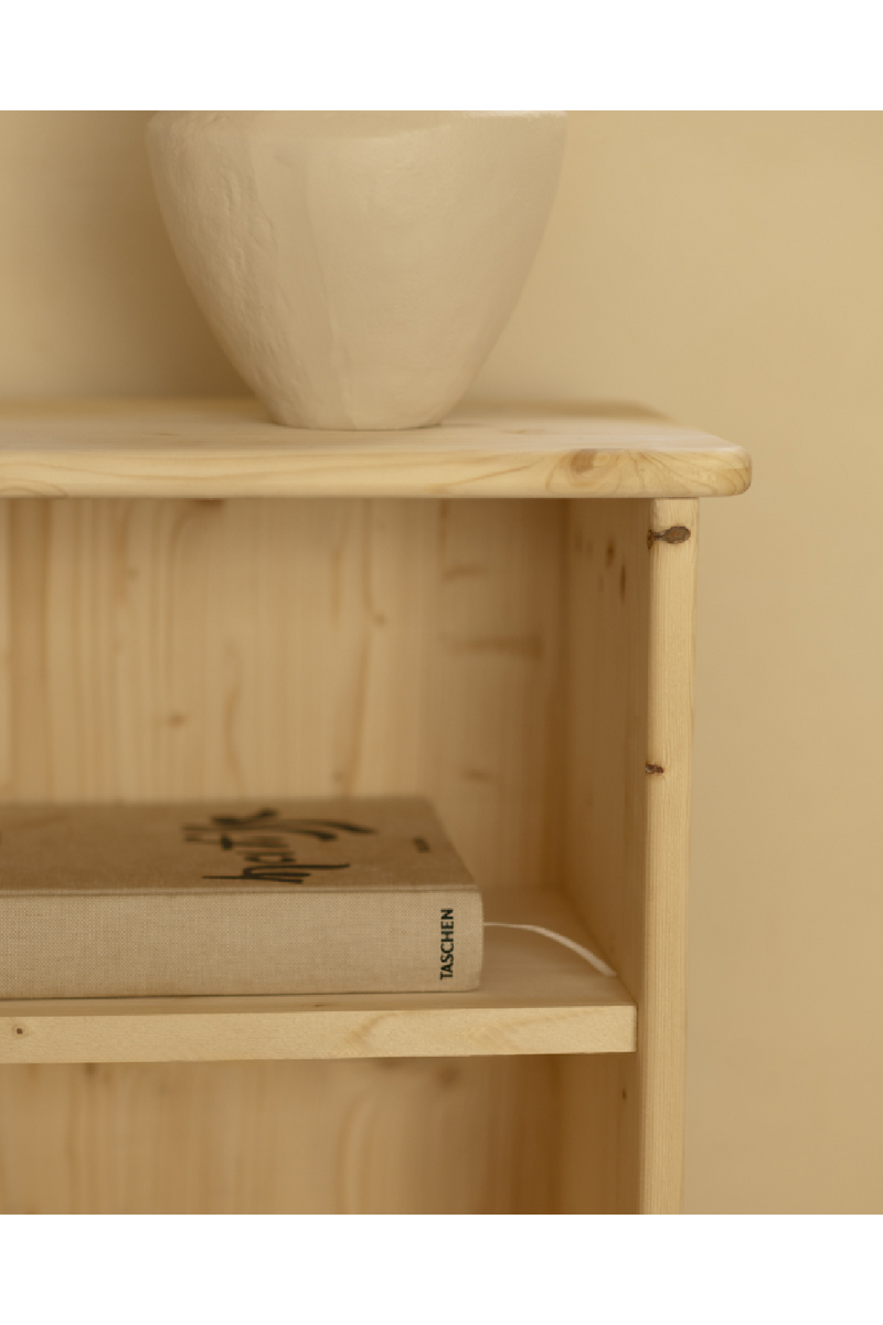 Wooden Open Compartment Nightstands (2) | Decowood Ion | Oroatrade.com