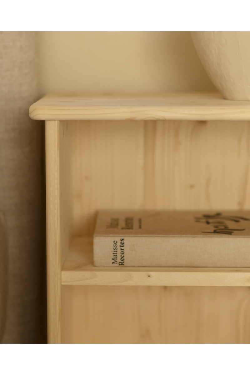 Wooden Open Compartment Nightstands (2) | Decowood Ion | Oroatrade.com