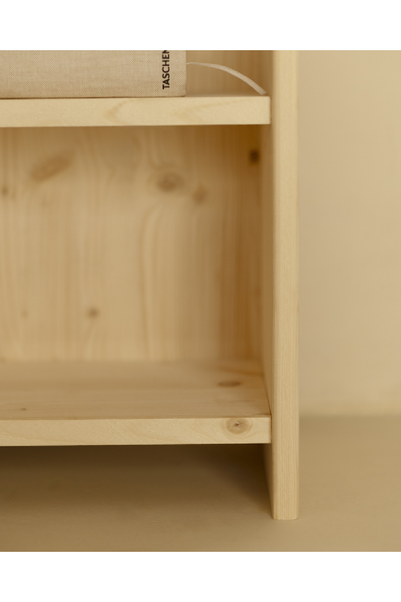 Wooden Open Compartment Nightstands (2) | Decowood Ion | Oroatrade.com