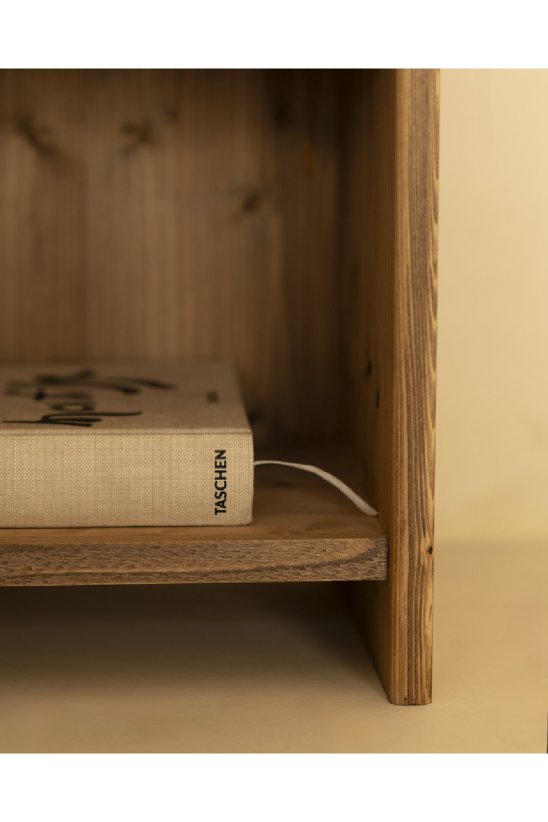 Wooden Open Compartment Nightstands (2) | Decowood Ion | Oroatrade.com
