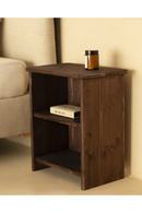 Wooden Open Compartment Nightstands (2) | Decowood Ion | Oroatrade.com