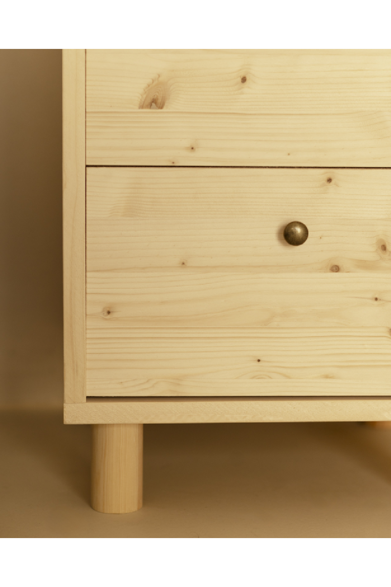2-Drawer Wooden Nighstand Set (2) | Decowood Saura | Oroatrade.com