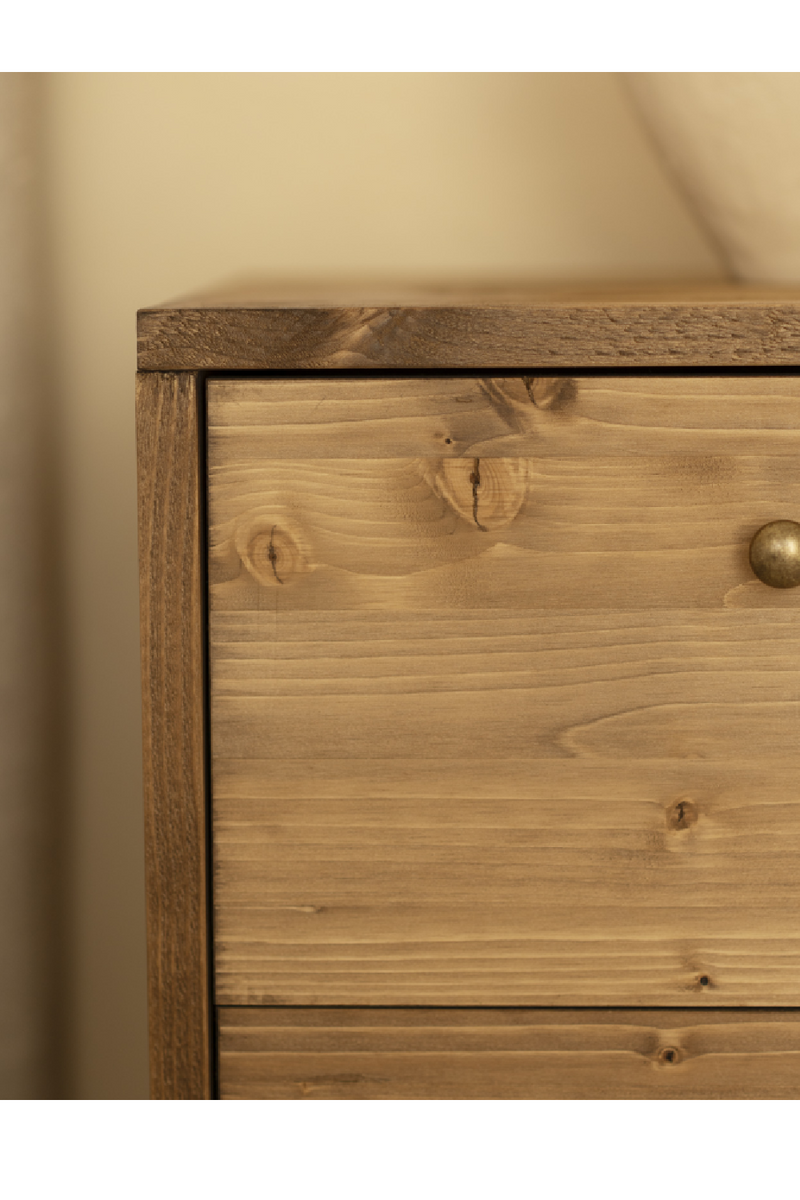 2-Drawer Wooden Nighstand Set (2) | Decowood Saura | Oroatrade.com
