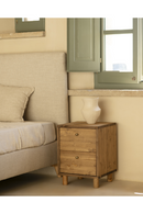 2-Drawer Wooden Nighstand Set (2) | Decowood Saura | Oroatrade.com