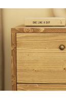 2-Drawer Wooden Nighstand Set (2) | Decowood Saura | Oroatrade.com