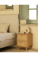 2-Drawer Wooden Nighstand Set (2) | Decowood Saura | Oroatrade.com