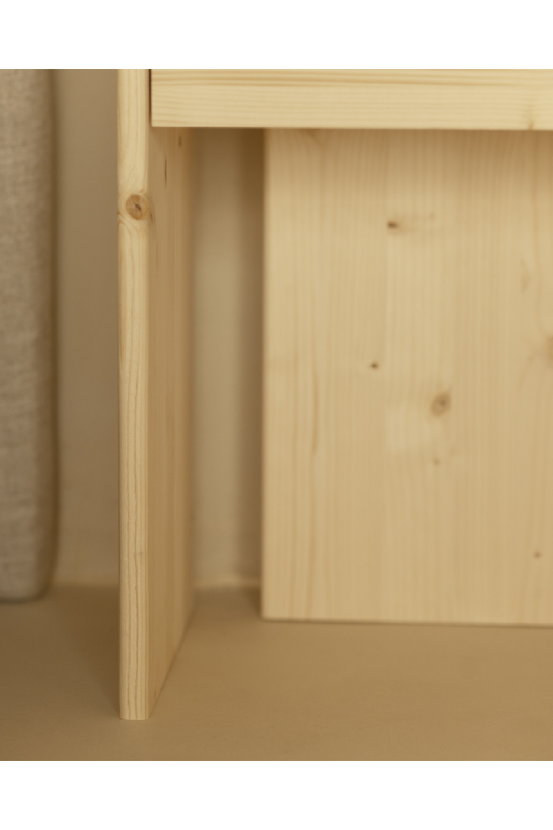 Minimalist 1-Drawer Nightstand Set (2) | Decowood Sigrid | Oroatrade.com