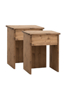 Minimalist 1-Drawer Nightstand Set (2) | Decowood Sigrid | Oroatrade.com