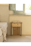 Minimalist 1-Drawer Nightstand Set (2) | Decowood Sigrid | Oroatrade.com