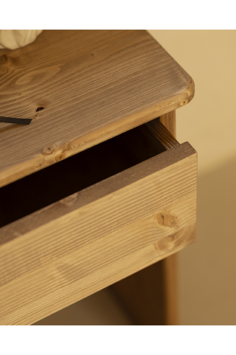 Minimalist 1-Drawer Nightstand Set (2) | Decowood Sigrid | Oroatrade.com