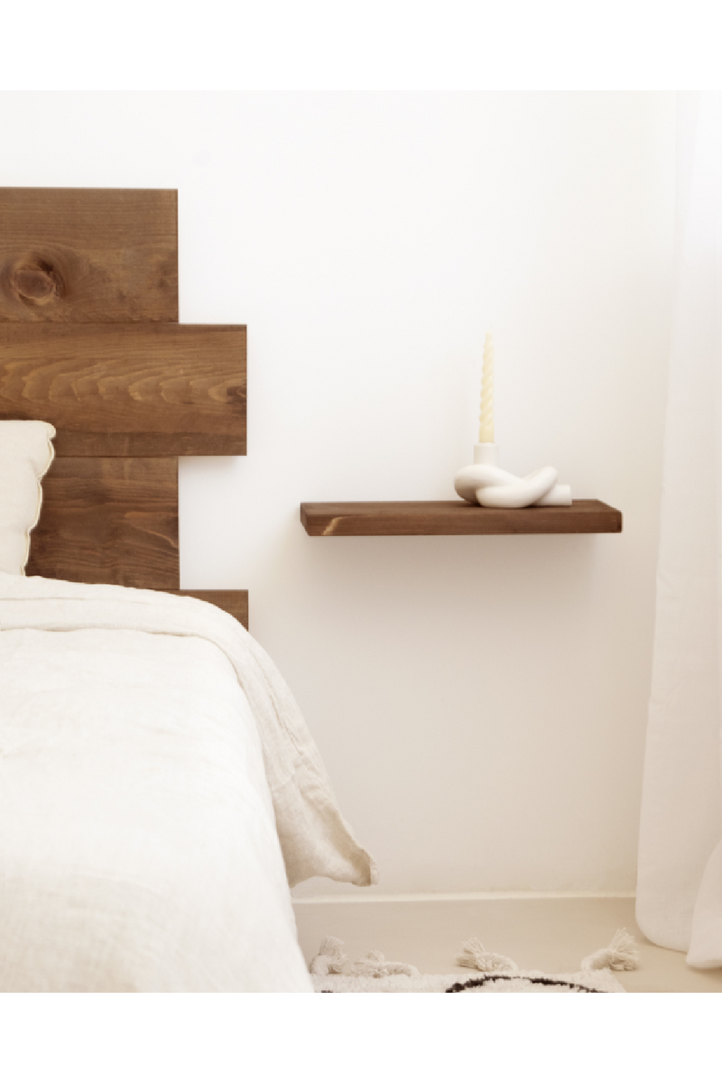 Solid Pine Floating Shelf Nightstands (2) | Decowood Hak | Oroatrade.com