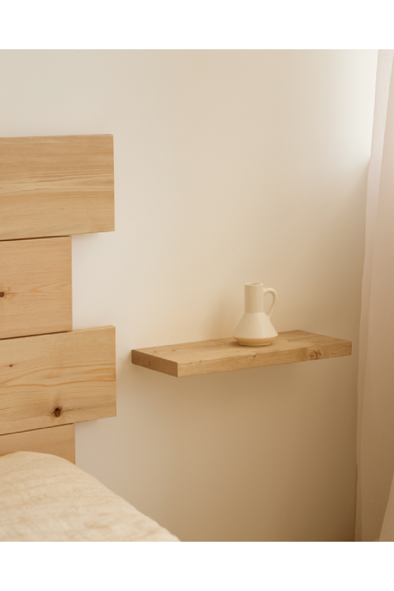 Solid Pine Floating Shelf Nightstands (2) | Decowood Hak | Oroatrade.com