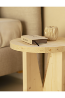 Geometric Base Wooden Side Tables (2) | Decowood Vega | Oroatrade.com