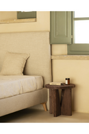 Geometric Base Wooden Side Tables (2) | Decowood Vega | Oroatrade.com