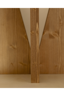 Geometric Base Wooden Side Tables (2) | Decowood Vega | Oroatrade.com