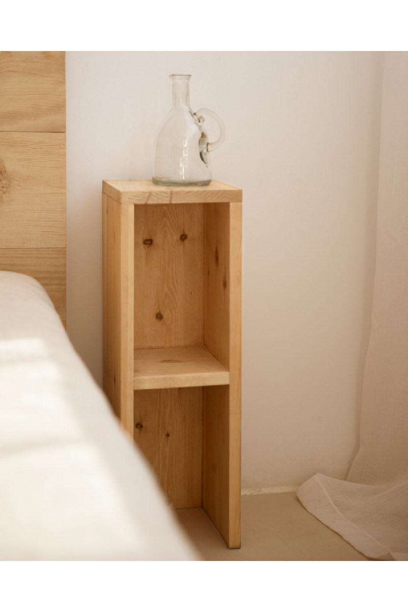 Wooden Headboard and Bedside Table | Decowood Flandes + Lina | Oroatrade.com